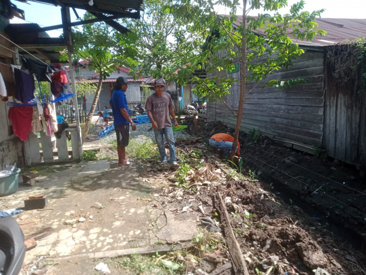 Sabtu, 01 Juli 2023, kegiatan semenisasi jalan dan perbaikan Drainase di RT.003, 008, 009, 010 Pokmas Cendana