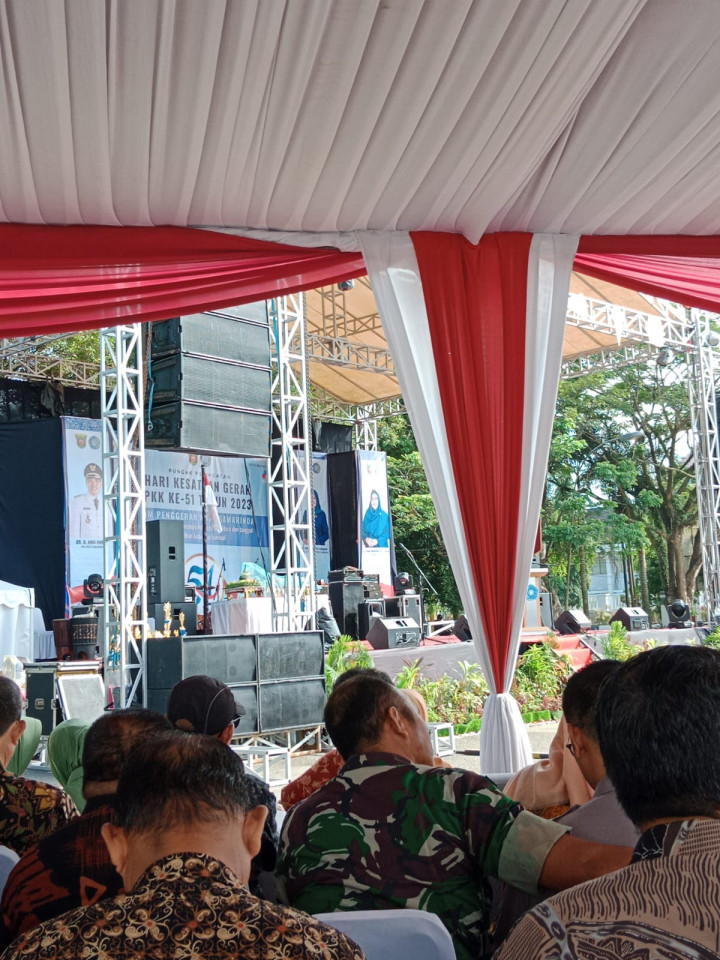 Rabu, 19 Juli 2023, Lurah menghadiri kegiatan Hari Kesatuan Gerak PKK ke 51 tahun 2023
