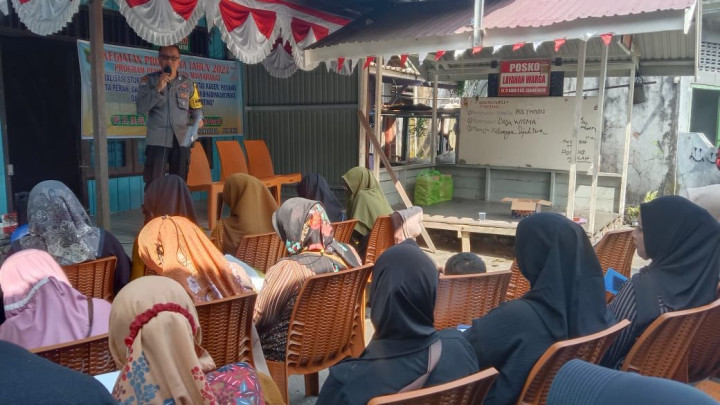 Kamis, 27 Juli 2023, kegiatan sosialisasi Dasawisma, Sosialisasi stunting di Pokmas Meranti RT.021