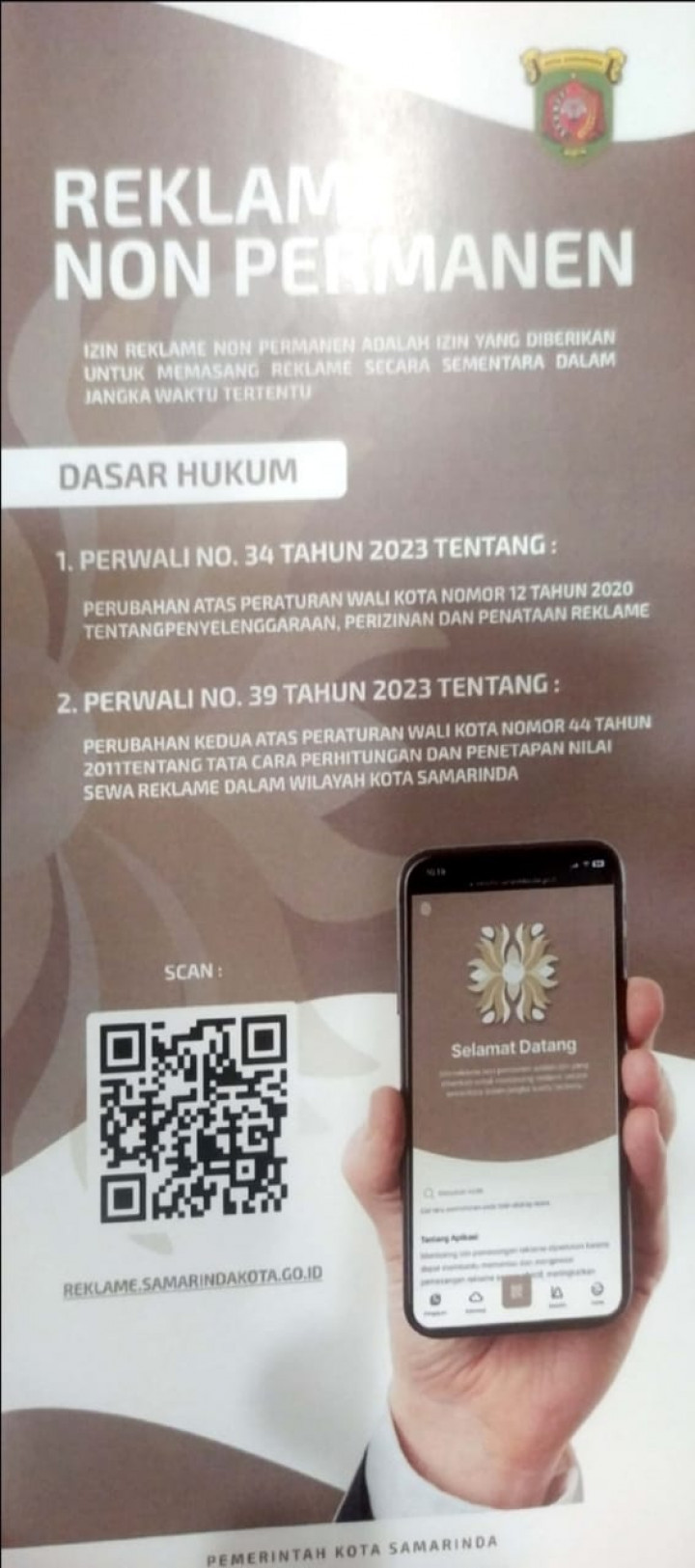 Selasa, 08 Agustus 2023, Seklur menghadiri Sosialisasi tentang Penyelenggaraan, Perizinan dan Penataan Reklame bagi Partai Politik dan Organisasi Masyarakat di Wilayah Kota Samarinda, di Hotel Grand Sawit, penyelenggara Kesbangpol Kota Samarinda.