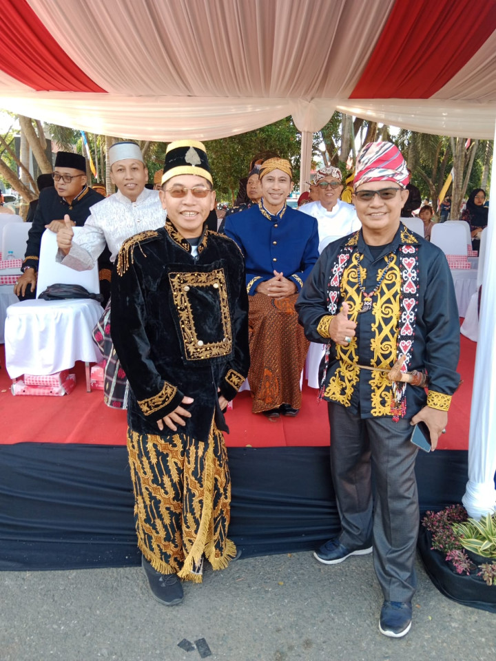 Kamis, 17 Agustus 2023, Lurah menghadiri upacara HUT kemerdekaan RI ke 78 tahun di GOR SEGIRI