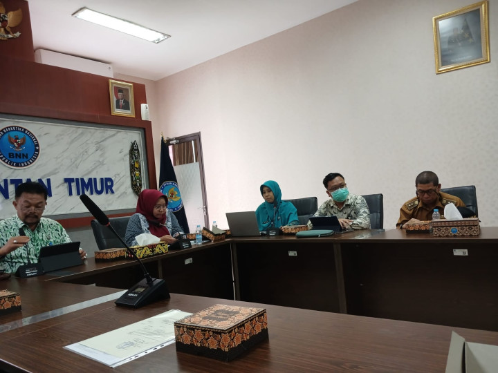 Selasa, 12 September 2023, Lurah menghadiri kegiatan Rakor bidang rehabilitasi Tingkat Provinsi Kaltim di Kantor BNN Kaltim