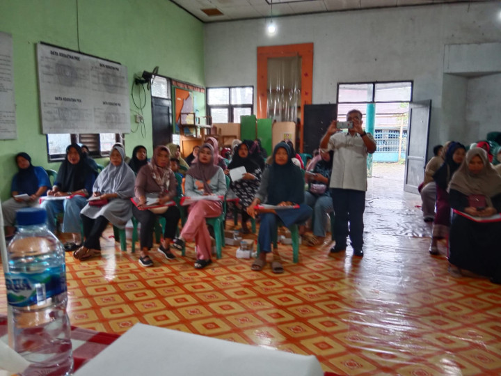 Selasa, 19 September 2023, Lurah Karang Anyar menghadiri kegiatan penyuluhan pencegahan stunting di Kota Samarinda di gedung LPM Karang Anyar