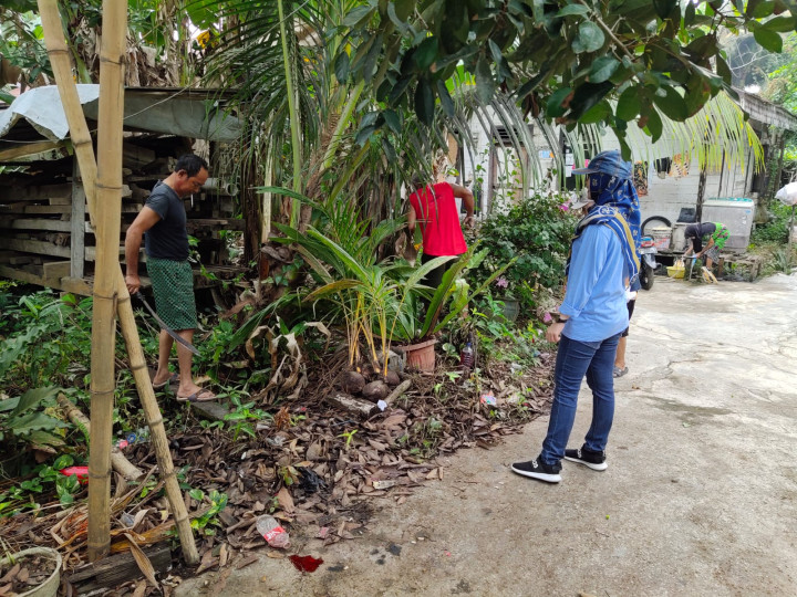 Minggu, 15 Oktober 2023 kegiatan gotong royong di wilayah Kelurahan Karang Anyar
