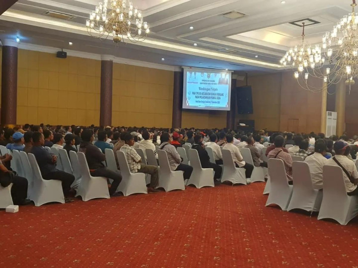 11 Desember 2023, Bimbingan teknis PAM TPS se kecamatan sungai kunjang pada pelaksanaan pemilu 2024 yang diadakan badan kesbangpol kota samarinda & dihadiri kasi pemerintahan kel. Karang anyar