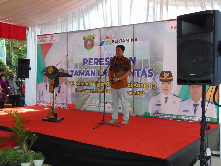 14 Desember 2023, Peresmian taman lalu lintas di kantor kelurahan karang anyar , yang diresmikan langsung oleh walikota samarinda Dr. H. Andi Harun