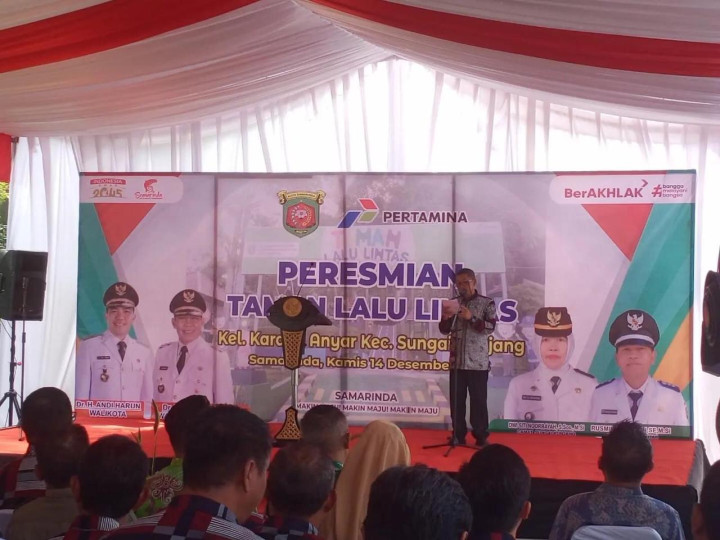14 Desember 2023, Peresmian taman lalu lintas di kantor kelurahan karang anyar , yang diresmikan langsung oleh walikota samarinda Dr. H. Andi Harun