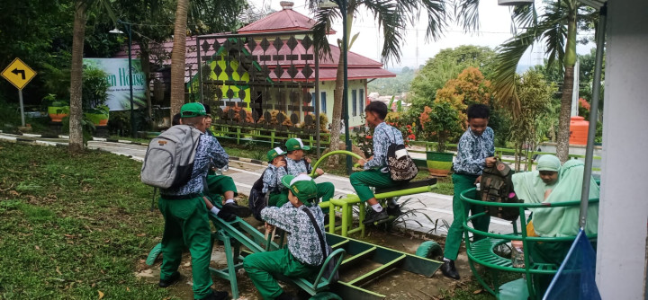 Sabtu, 13 Januari 2023, kunjungan dari siswa/siswi SD Islam Al Hikmah Samarinda ke Taman Lalu Lintas Letj. MT. Haryono