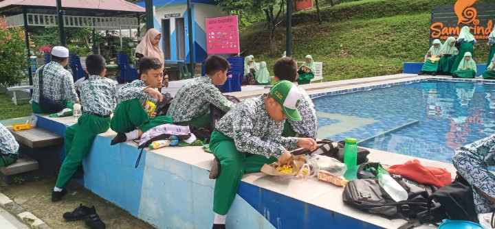 Sabtu, 13 Januari 2023, kunjungan dari siswa/siswi SD Islam Al Hikmah Samarinda ke Taman Lalu Lintas Letj. MT. Haryono