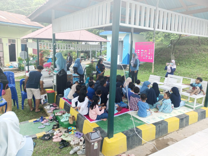 Senin, 22 Januari 2024, Kunjungan dari Bimbingan Belajar Triple B ke Taman Lalu Lintas Kelurahan Karang Anyar.