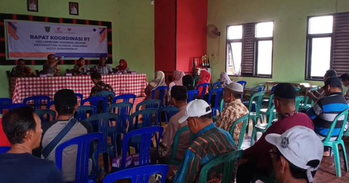 Senin, 25 Januari 2024 Kegiatan Rakor RT se Kelurahan Anyar di Gedung LPM Karang Anyar yang dipimpin  langsung oleh Lurah Karang Anyar
