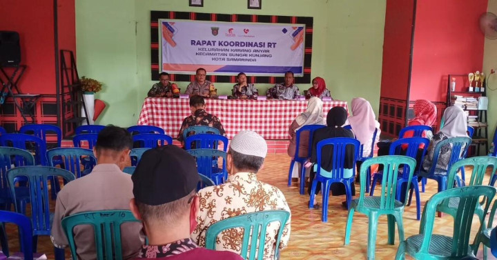 Senin, 25 Januari 2024 Kegiatan Rakor RT se Kelurahan Anyar di Gedung LPM Karang Anyar yang dipimpin  langsung oleh Lurah Karang Anyar