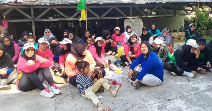 Sabtu, 27 Januari 2024. Pelaksanaan kegiatan jalan santai dalam rangka perayaan hut kota samarinda ke 356 dan pemerintah kota samarinda ke 64 di kelurahan karang anyar