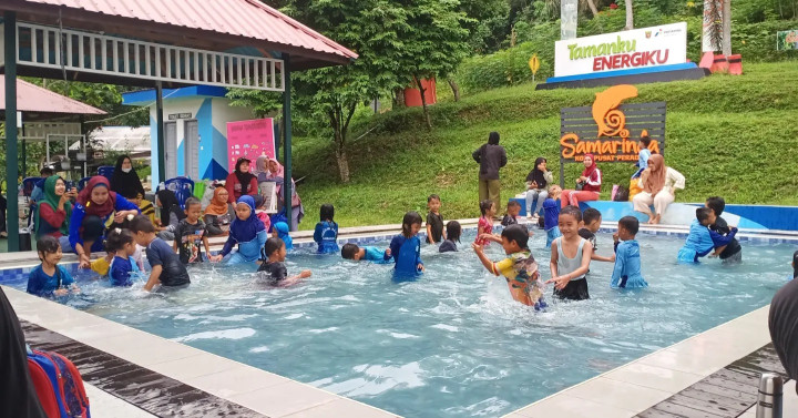 Jumat, 02 Februari 2024, Kunjungan TPQ al Hasya ke taman lalu lintas kelurahan karang anyar