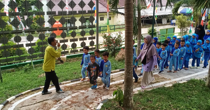 Jumat, 02 Februari 2024, Kunjungan TPQ al Hasya ke taman lalu lintas kelurahan karang anyar