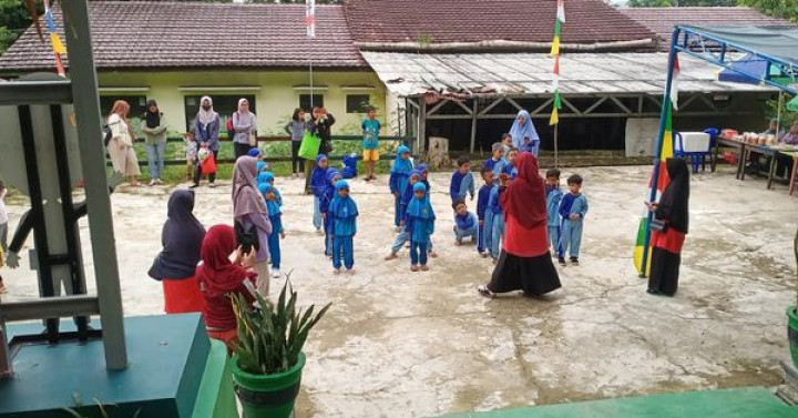 Jumat, 02 Februari 2024, Kunjungan TPQ al Hasya ke taman lalu lintas kelurahan karang anyar