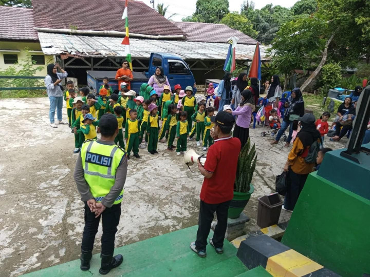 Sabtu, 10 februari 2024 Kunjungan TK. Terpadu MENTARI loaduri-loajanan ke Taman Lalu Lintas
