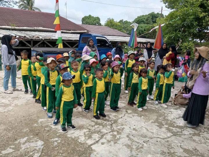 Sabtu, 10 februari 2024 Kunjungan TK. Terpadu MENTARI loaduri-loajanan ke Taman Lalu Lintas