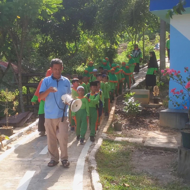 Jumat, 01 Maret 2024, Tim Pengurus Taman Lalu Lintas Karang Anyar menerima kunjungan dari TK/MI Al Hamra Asy Syarifa