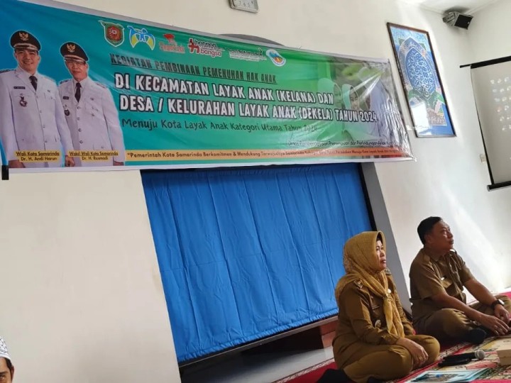 Senin, 03 juni 2024 Acara Kota Layak Anak di Kecamatan Sungai Kunjang yang dihadiri Lurah bersama Kasi Kesra & Kasi Ekobang kel. Karang anyar di Kantor Kecamatan Sungai Kunjang.