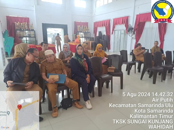 Senin, 05 Agustus 2024 Kasie Kesra mewakili Lurah Karang Anyar menghadiri Rapat koordinasi kemiskinan ekstrem Kota Samarinda yang diadakan di kantor Kecamatan Samarinda Ulu