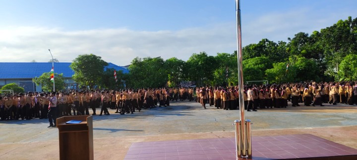 Rabu, 14 Agustus 2024 Lurah menghadiri kegiatan Upcara Peringhatan Hari Pramuka ke 63 tingkat Sungai Kunjang.