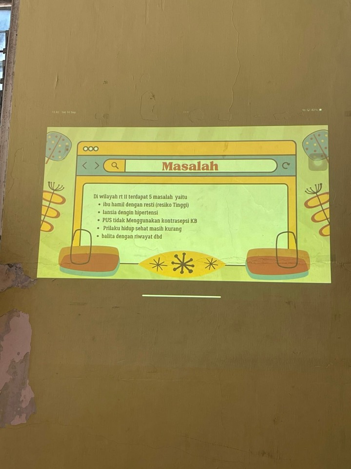 Sabtu, 14 September 2024 Staf kesra menghadiri kegiatan Mahasiswa Stikes Wiaya Husada Samarinda jurusan Kebidanan di Jalan Cendana RT.011.