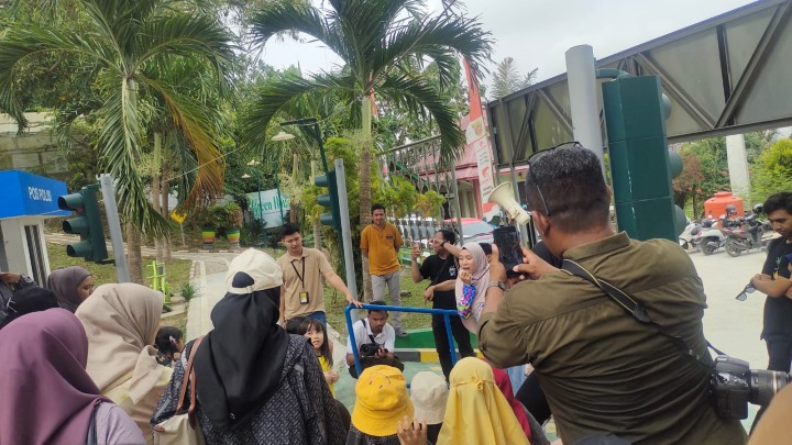 Sabtu, 21 September 2024, Taman Lalu Lintas Letj.MT. Haryono mendapatkan kunjungan kerja langsung dari PT Pertamina Regional Kaltim