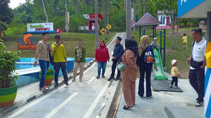 Sabtu, 21 September 2024, Taman Lalu Lintas Letj.MT. Haryono mendapatkan kunjungan kerja langsung dari PT Pertamina Regional Kaltim