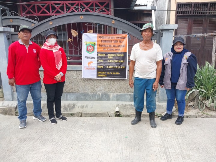 Minggu, 22 September 2024, Seklur bersama Kasie Ekobang, Pendamping kegiatan Probebaya dan Babinsa melakukan kunjungan pengawasan kegiatan Probebaya bidang Infrastruktur di RT.10,15,16, 18,19, 20, 21, 30, 31, 32 Kelurahan Karang Anyar.