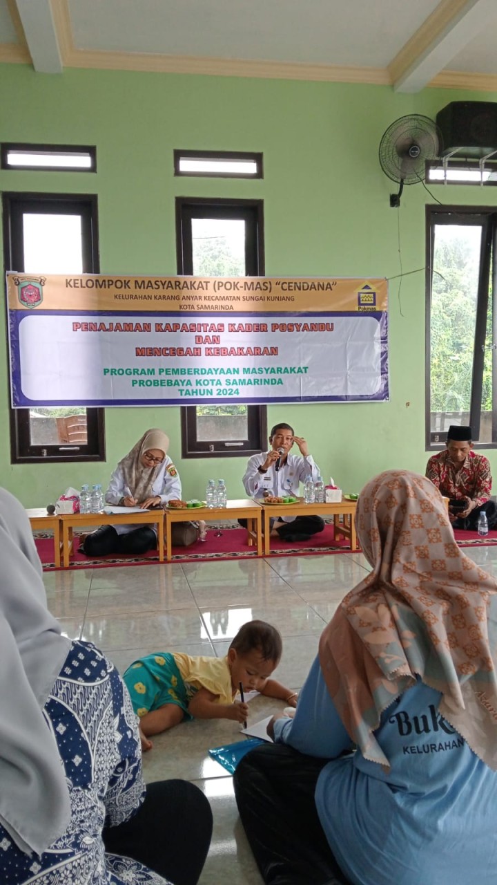 Rabu, 30 Oktober 2024, Kegiatan sosialisasi Kamtibmas, Penajaman Kader Dasawisma dan Posyandu yang dihadiri oleh Lurah & Ketua PKK di RT.011 Kegiatan Probebaya bidang pemberdayaan masyarakat