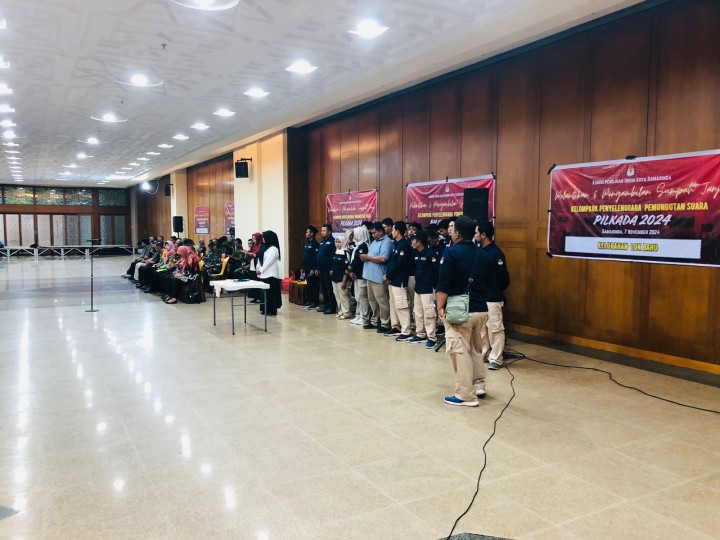 Kamis, 07 November 2024, Seklur bersama PPS dan Sekretariat PPS Karang Anyar menghadiri kegiatan Pelantikan Petugas KPPS se Kecamatan Sungai Kunjang di Islamic Center Samarinda.