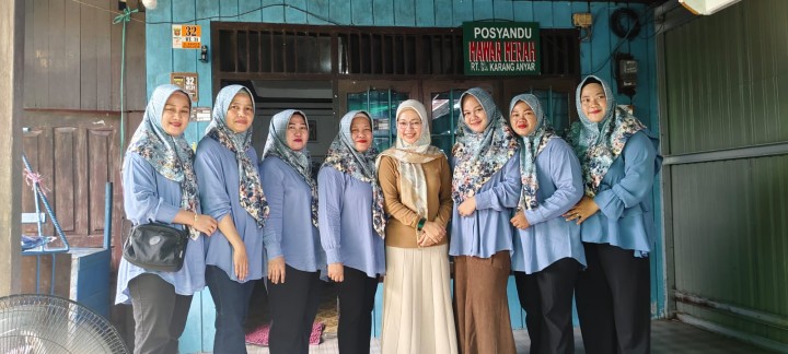 Sabtu, 15 Februari 2025, Lurah bersama Ketua TP PKK dan anggota berserta Staf melakukan kunjungan kerja ke Posyandu RT.008, 015 dan 031 Karang Anyar.
