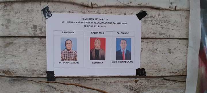 Rabu, 16 April 2025, Kasie Pemerintahan dan staf melakukan kunjungan ke RT. 024 dalam rangka koordinasi persiapan pemilihan Ketua RT. 024 periode 2025-2030.