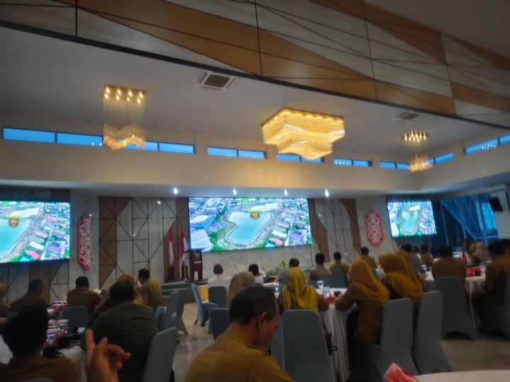 Selasa, 10 Juni 2025, Kelurahan Karang Anyar  menghadiri kegiatan Rakor Paparan Rencana Penanggulangan Banjir oleh PUPR di Kantor Bapperida Kota Samarinda