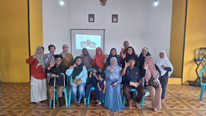 Minggu, 22 Juni 2025, Pertemuan rutin kegiatan KDK (kelompok Disabilitas Kelurahan) di Balai LPM Karang Anyar, Jalan Meranti RT.016 Samarinda