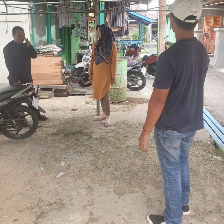 Jumat, 11 Juli 2025 Kelurahan Karang Anyar melakukan kunjungan ke tempat yang akan dijadikan sebagai tempat pemilihan Ketua RT.010 di Jalan Cendana Gang 8