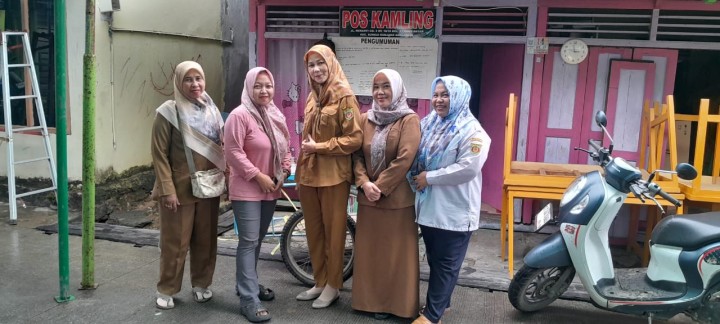 Selasa, 14 Juli 2025, Kelurahan Karang Anyar melakukan kunjungan ke lokasi tempat yang akan dijadikan sebagai lokasi Pemilihan Ketua RT.018 di Jalan Meranti Gang 2.