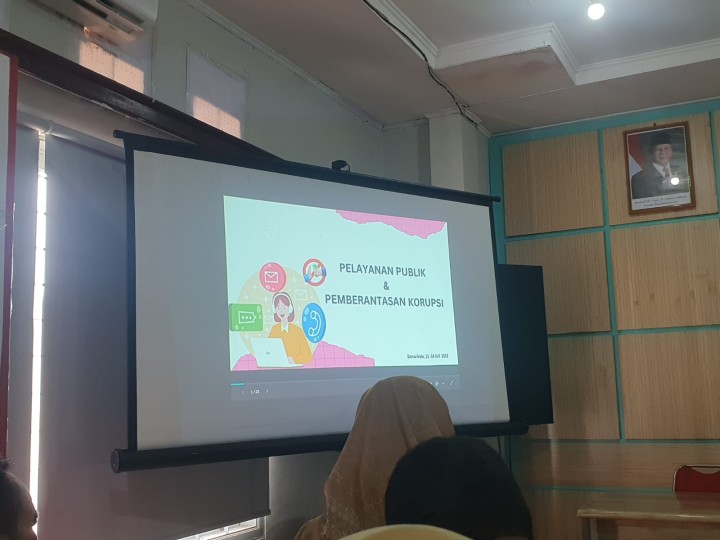 Senin, 21 Juli 2025, Kelurahan Karang Anyar menghadiri kegiatan Sosialisasi tindak lanjut SPU (Survey Penilaian Integritas) tahun 2024 dan Pelaksanaan SPI tahun 2025 di Kantor Kecamatan Sungai Kunjang.