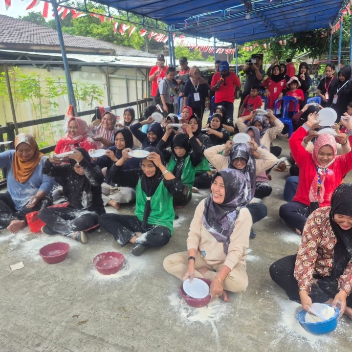 Sabtu-Minggu, 09-10 Agustus 2025, Kegiatan Lomba-Lomba dalam rangka perayaan HUT RI ke 80 tahun 2025 di Taman Lalu Lintas Letj.MT. Haryono yang diselenggarakan oleh Karang Taruna, FKPM, Mahasiswa KKN Universitas Widya Gama Mahakam Samarinda dan Kantor Kelurahan Karang Anyar