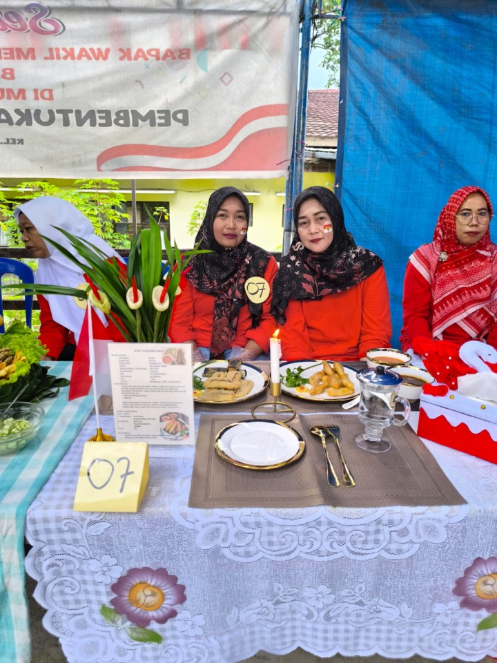 Kamis, 14 Agustus 2025, Acara Puncak perayaan HUT RI ke 80 tahun 2025 berupa pembagian hadiah bagi pemenang Lomba-lomba yang berlangsung di Taman Letj.MT.Haryono