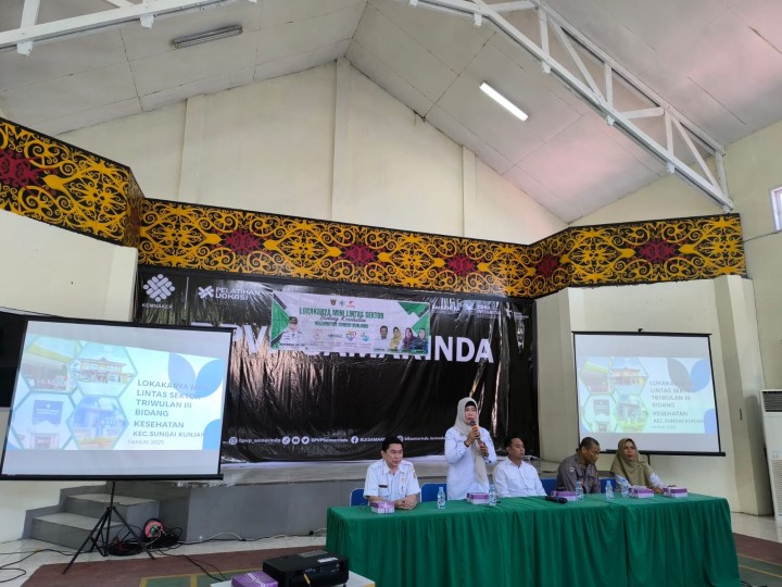 Rabu, 03 September 2025, Kelurahan Karang Anyar Menghadiri Acara Lokakarya Kini Lintas Sektor Bidang Kesehatan Kecamatan Sungai Kunjang di Aula BLKI Kota Samarinda