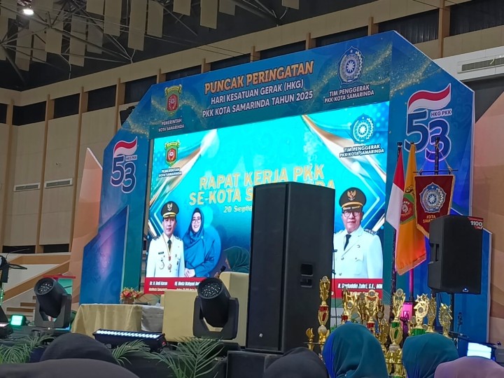 Sabtu, 20 September 2025, Kelurahan Karang Anyar menghadiri kegiatan Rapat Kerja PKK dalm puncak peringatan HKG PKK Kota Samarinda tahun 2025 di GOR Segiri Samarinda.