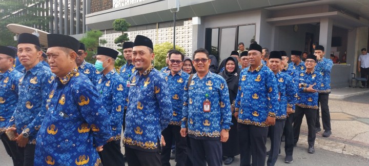 Rabu, 01 Oktober 2025, Kelurahan Karang Anyar mengikuti kegiatan Apel Hari Kesaktian Pancasila di Lapangan Balaikota Samarinda.