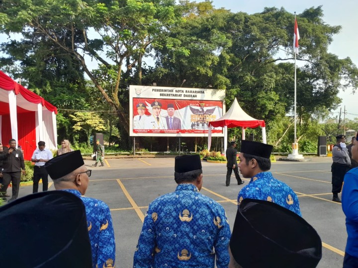 Rabu, 01 Oktober 2025, Kelurahan Karang Anyar mengikuti kegiatan Apel Hari Kesaktian Pancasila di Lapangan Balaikota Samarinda.