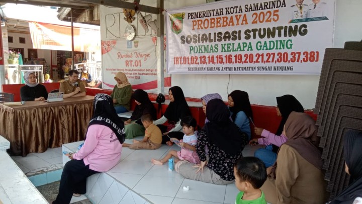 Senin, 13 Oktober 2025, Kelurahan Karang Anyar menghadiri kegiatan Sosialisasi Stunting di RT.001,013,019,020,021 dan RT.038 dalam rangkaian kegiatan Probebaya bidang Pemberdayaan Masyarakat tahun 2025.