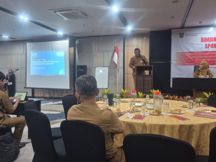 Senin, 20 Oktober 2025, Kelurahan Karang Anyar mengikuti Bimtek SP4N_Lapor yang diselenggarakan oleh Diskominfo Kota Samarinda