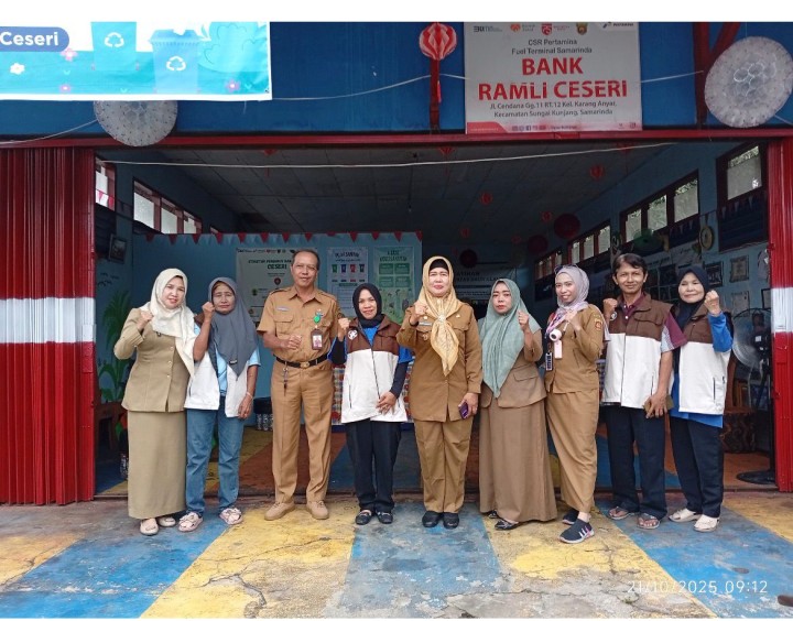 Selasa, 21 Oktober 2025, Kelurahan Karang Anyar menghadiri kegiatan Penilaian Lomba kampung Salai di Bank Ramli Ceseri RT.012 Karang Anyar
