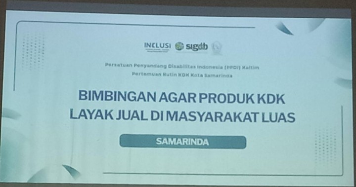 Kamis, 30 Oktober 2025, Kelurahan Karang Anyar Menghadiri acara bimbingan di aula LPM Karamng Anyar dari DPD PPDI Provinsi Kaltim terkait agar produk KDK (Kelompok Difabel) layak jual dimasyarakat luas