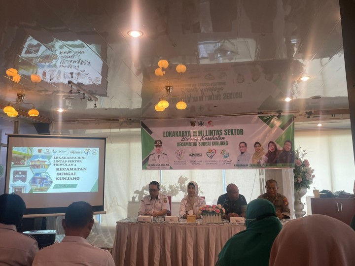 Rabu, 12 November 2025, Kelurahan Karang Anyar menghadiri lokakarya mini lintas sektor bidang kesehatan se Kecamatan Sungai Kunjang di Yen's Delight Cafe & Resto Samarinda.